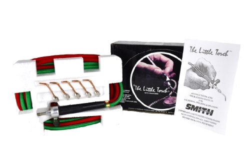 Smith The Little Torch 23-1001C With Sapphires for Pinpoint Acetylene Hydrogen Propane Propylene MPS Welding Soldering Gold Silver Copper Jewelry Dental Repair 6300° F