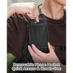 NOOLA Hydration Backpack with 3L Water Bladder - 22L Water Backpack for Hiking, Cycling, Running, Biking - Lightweight Hiking Pack Bag with Rain Cover, Phone Holder and Trekking Pole Holders, Purple - Image 4