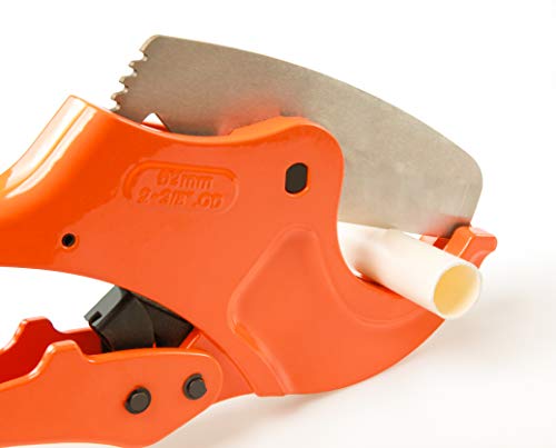 \"YIYITOOLS PVC Cutter, Ratcheting Pipe Cutters Cuts up to 2-1/2\"\" Pipe Capacity Cutting Tool. Ideal Pipe Cutter for Home Working and Plumbers\" (QF-1-004)