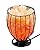 NatureBoost Himalayan Pink Salt Lamp Metal Basket with Natural Salt Chunks (Tall) - Unique Gift idea