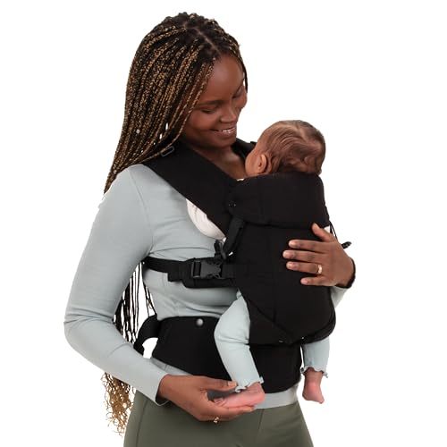 Image of Beco Baby Carrier Gemini Newborn to Toddler - Front, Back and Hip Seat Carrier, Baby Carrier Backpack & Baby Front Carrier with Adjustable Seat, Ergonomic Baby Holder Carrier 7-35lbs (Metro Black)
