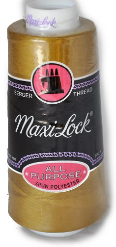 Hilo de coser Maxi Lock 3000 yd dorado miniatura 1