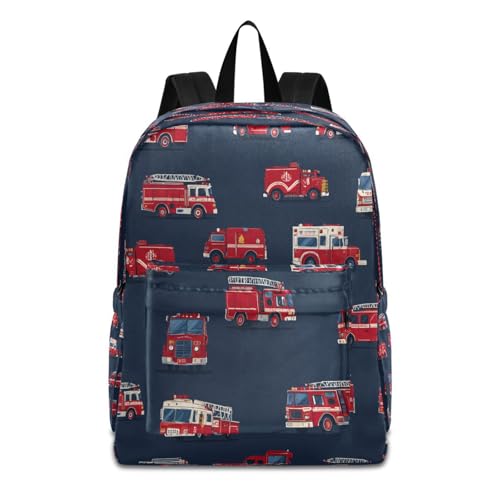 Mochila de camiones de bomberos ideal para viajes y colegio