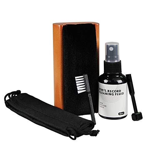 Atlants Kit 5 en 1 Limpiador para Discos Vinilo y Aguja Tocadiscos de Forma Profesional � Soluci�n de Limpieza para Cuidar y Restaurar Vinilos de m�sica - No rayar� Tus Grabaciones