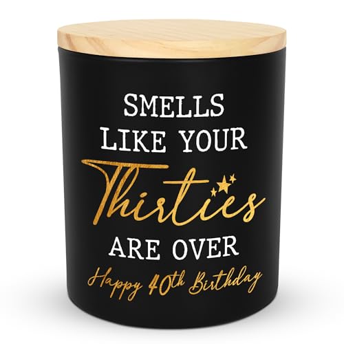 ARVEXO Christmas 40th Birthday Gifts Men Women - Forty Vanilla