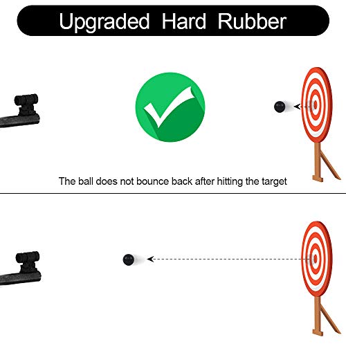 Vlike 120 Count Paintball .68 Caliber Rubber Ball Soft Reusable 0.68 Riot Training Paintballs #TOP2