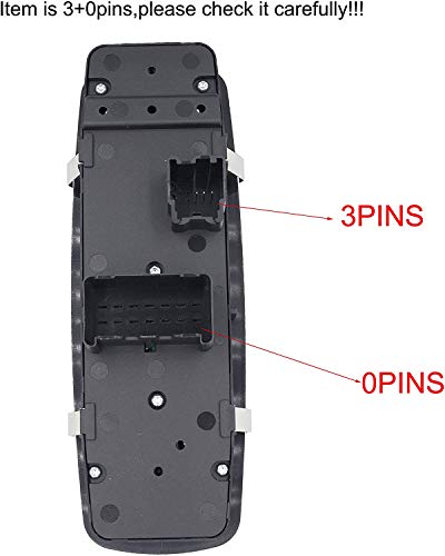 Mocw 68110871Aa Left Driver Side Power Master Window Switch Fit For 2012-2017 Dodge Grand Caravan; For 2012-2016 Chrysler Town & Country #TOP6