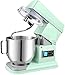 Batteur sur Socle pour La Cuisson, 11 Réglages De Vitesse avec Écran Tactile Numérique LED Et Bol De 7 L, pour La Cuisine, Gâteau, Crème Aux Œufs 3 Accessoires : Batteur À Œufs, Crochet Pétrisseur Et