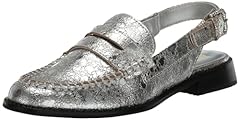 Silver Crackled Leather