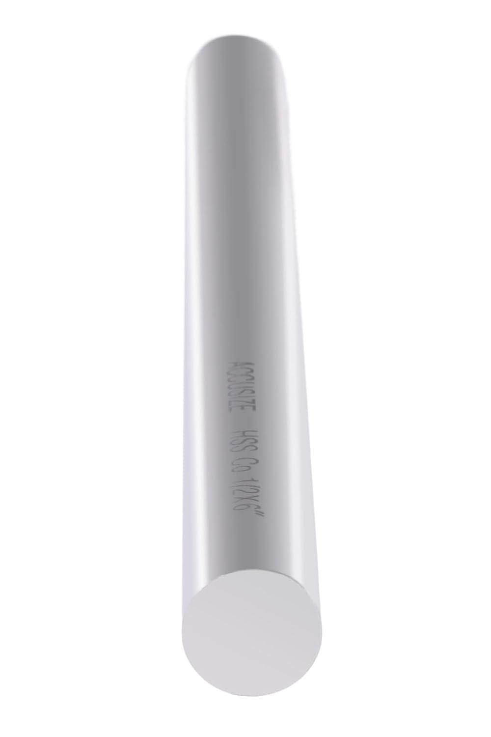 Accusize Industrial Tools 1/2" x 6" (Diameter x Oal) HSS+5% M35 Cobalt Round Lathe Tool Bit, 5098-0012
