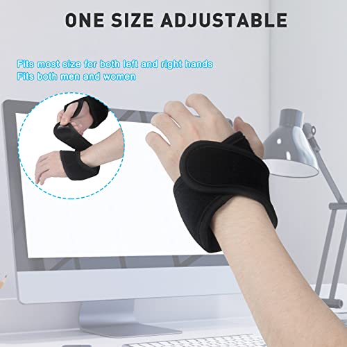 Ergonomic Gel Wrist Rest For Computer, Wearable Mouse And Keyboard Wrist Support For Easy Typing&Pain Relief, Adjustable Wrist Brace For Carpal Tunnel/Tendonitis Pain Relief/Arthritis #TOP3