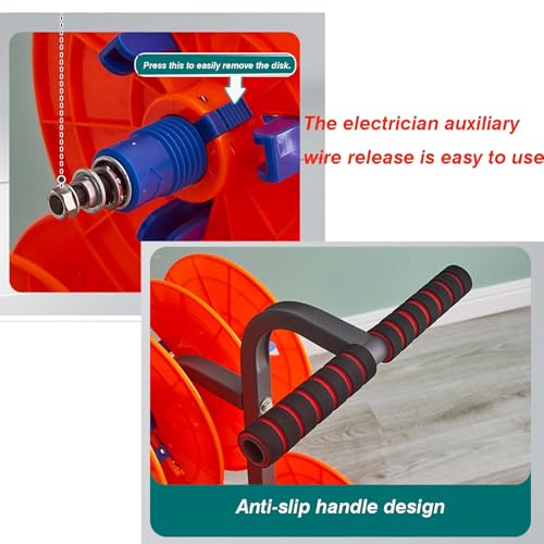 Distributeur robuste de fils et câbles support de bobine 4 axes - 2