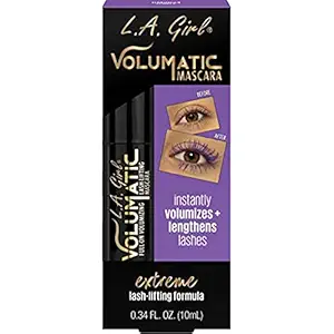 L.A. Girl Volumatic Mascara, Purple, 0.34 Fl. Oz.