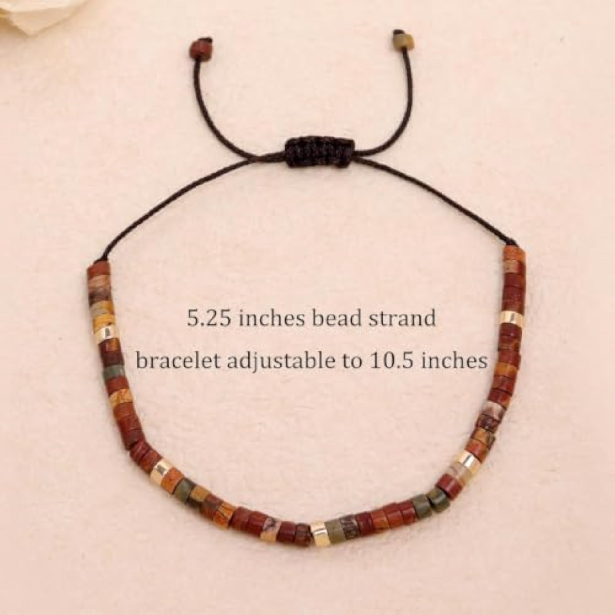 Women's Stackable Crystal Beaded Japam Bracelet for Everyday Wear