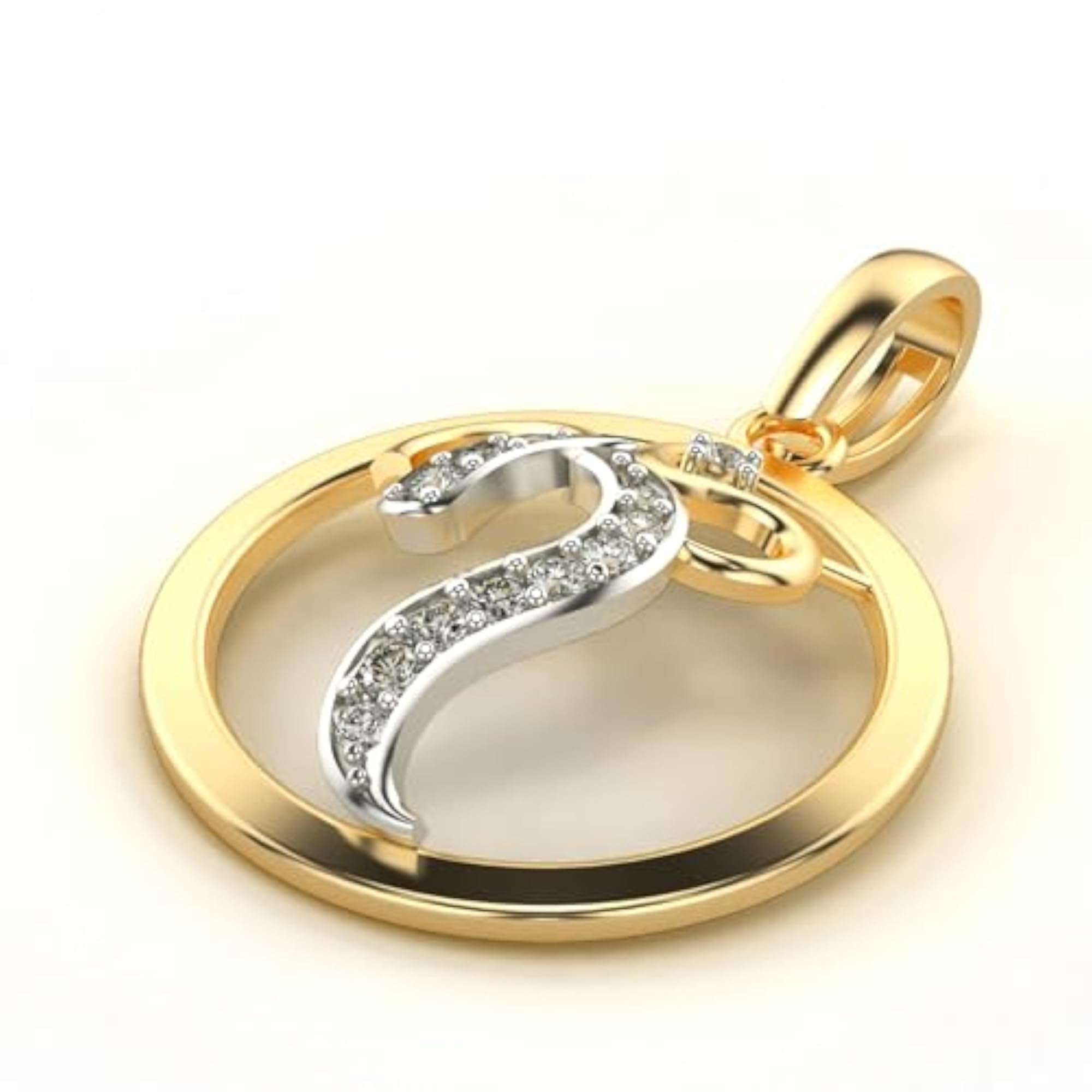 Women's Sterling Silver & Lab Grown Diamond Pendant