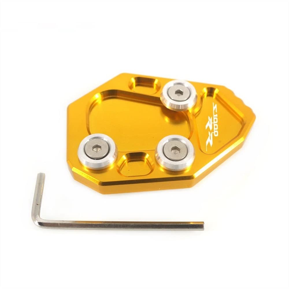 Support béquille moto S1000RR 2009-2016 élargisseur pied béquille latérale or