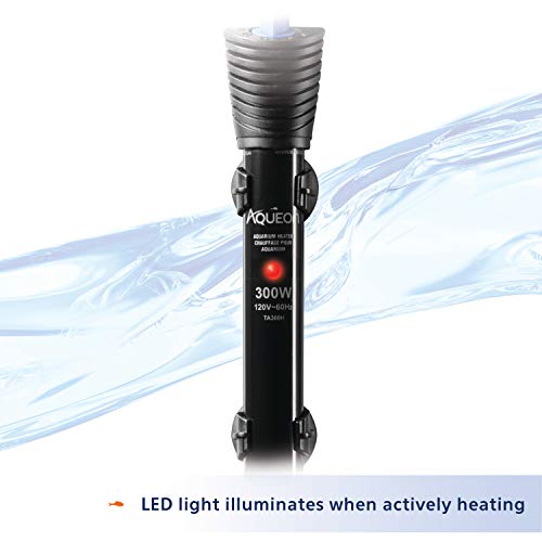 Image of Aqueon Submersible Aquarium Heater, 300 Watts, Up to 100 Gallons