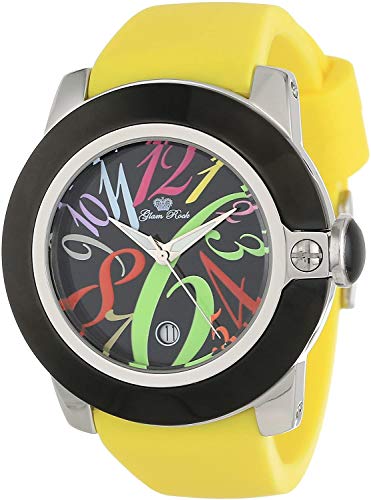 Cadran de silicone pour femme jaune résistant pour ne plus rayer votre montre