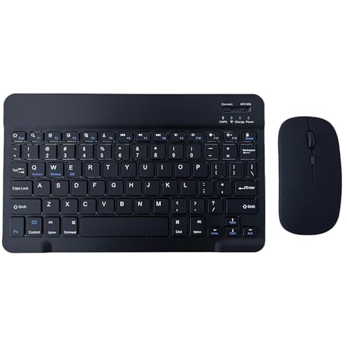 QISI ŐV^ L[{[h }EXZbg [d ^ y Bluetooth CX iPad 10 9 8 {z ^ É X u[gD[X wʋ }OlbgP[X (BUubN)