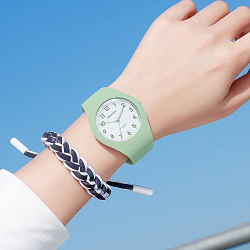 Gosasa Sport Watches for Unisex Silicone Strap Casual Watch Analog Display Quartz Fashion Candy Wristwatch Waterproof 5