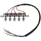 Aprilsunnyzone 5-Positionen-ABS-Druckknopfschalter für Dunstabzugshauben-Systeme, die eine manuelle mechanische Steuerung ohne elektronische Komponenten erfordern