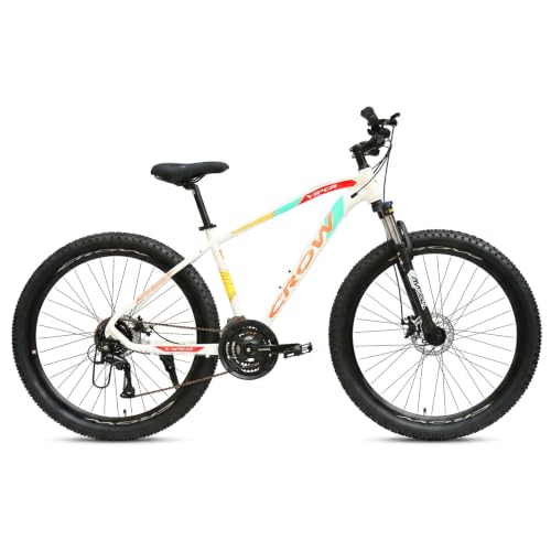 Image of CROW - Viper MAX 24 Speed Aluminium Cycle 27.5T 24 Geared Bicycle for Men with Front Zoom Lockout Suspension & Jak Dual Disc Brake Mountain Bike | Ideal for 14+ Years, Unisex.