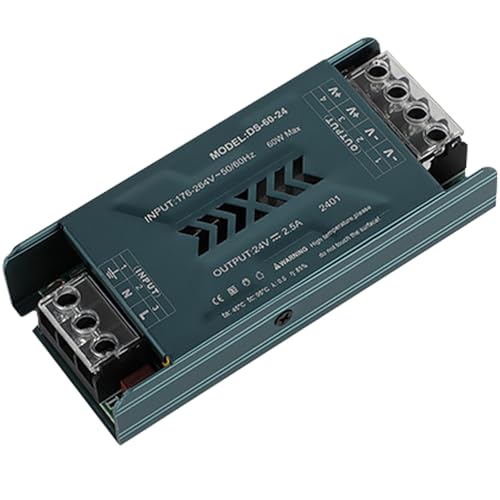 JOYELEC Alimentatore switching LED sottile per ingegneria domestica 2.5A 24V 60W ingresso driver trasformatore AC110V AC220V a uscita DC24V adatto per barre luminose LED a bassa tensione