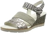 Innenmaterial: Textil Gabor Shoes Damen Gabor Basic Riemchensandalen, Grün (Schilf 38), 36 EU