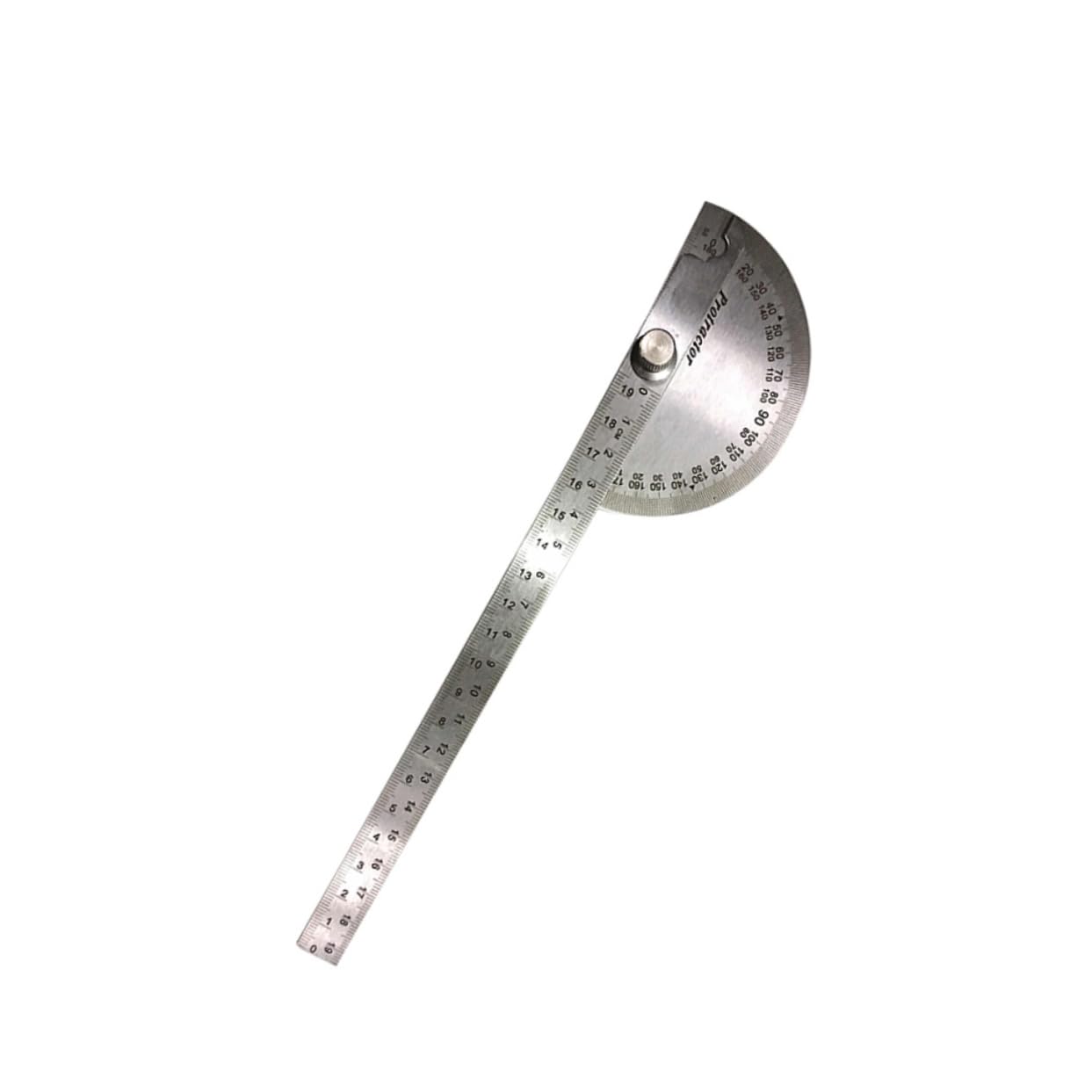 HOMSFOU Protractor for Engineering Architectural Design Carpentry Angle Measurement Ruler Tool