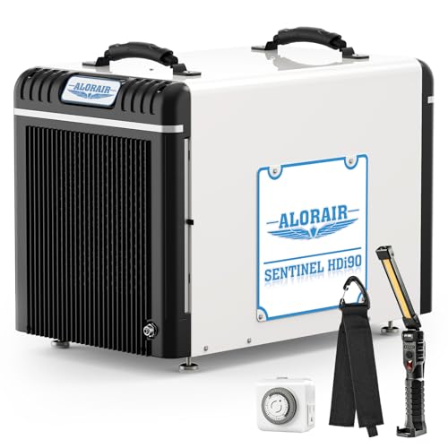 ALORAIR Sentinel HDi90 Crawl Space Dehumidifiers Bundle - Commercial Dehumidifier + Accessories Package, Auto Defrost Crawlspaces Dehumidifiers