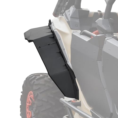 SAUTVS Wider Extended Fender Flares Kit for Can-Am X3, XXL Rear Mud Flaps Mud Guards Extension for Can Am Maverick X3 MAX All Models Accessories 2017-2025 (4PCS)
