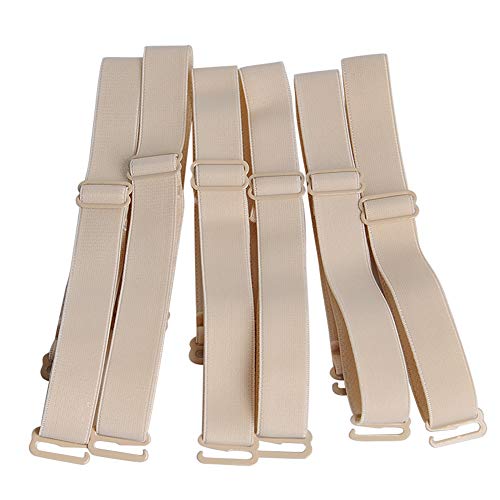 Closecret - Closecret Women’s Convertible Bra Straps with 12mm 15mm 18mm Width Optional (12mm Width Band, beige)