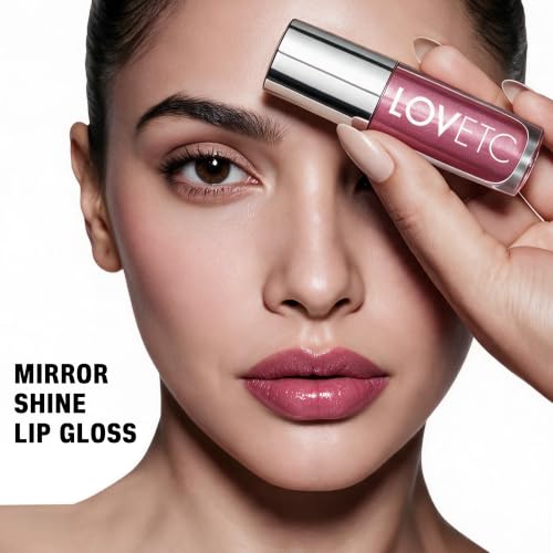 Image of High Glaze Tinted Lip Gloss, Zero Stickiness, Barely Blushing 5.5g | Marula Oil & Hyaluronic Acid, Mirror Shine, Ultra-Glossy Finish, For Plush, Hydrated Lips