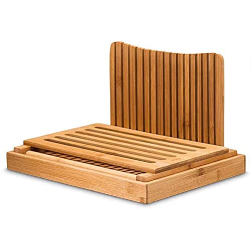 OEBUAFI Rallador de Pan Premium, Cortador de Pan Plegable con Fácil Almacenamiento de Migas para Cortar Pan Recién Horneado en Casa