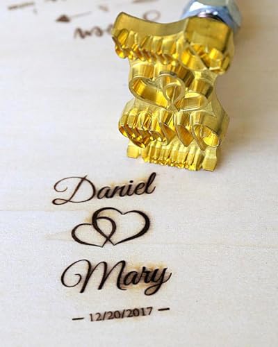 Branding Iron Custom Logo Branding Iron Warmtestempel voor Hout Leer Plastic Handgemaakt door Design (3inch/7,62 cm)