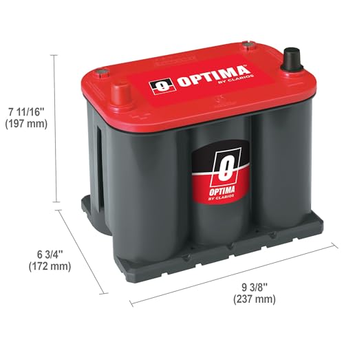 OPTIMA Batteries High Performance 25 RedTop Sealed AGM Car, Truck, and SUV Starting Battery, 720 CCA, SAE Terminal, Maintenance Free, Versitile Mounting - Image 3