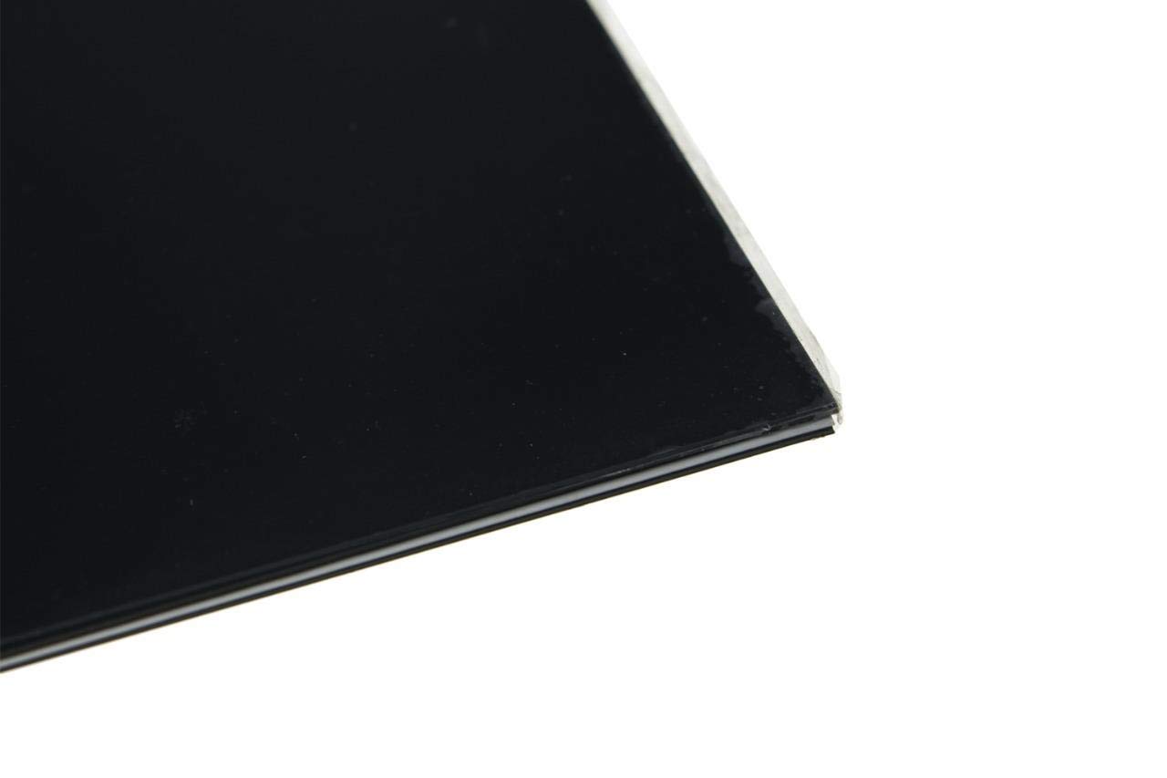 Dopro Bianco chitarra basso battipenna materiale piastra antigraffio foglio materiale 290x430mm nero 3 strati (BWB)