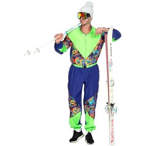 WILBERS & WILBERS Men's Retro Ski Suit Blue Cover