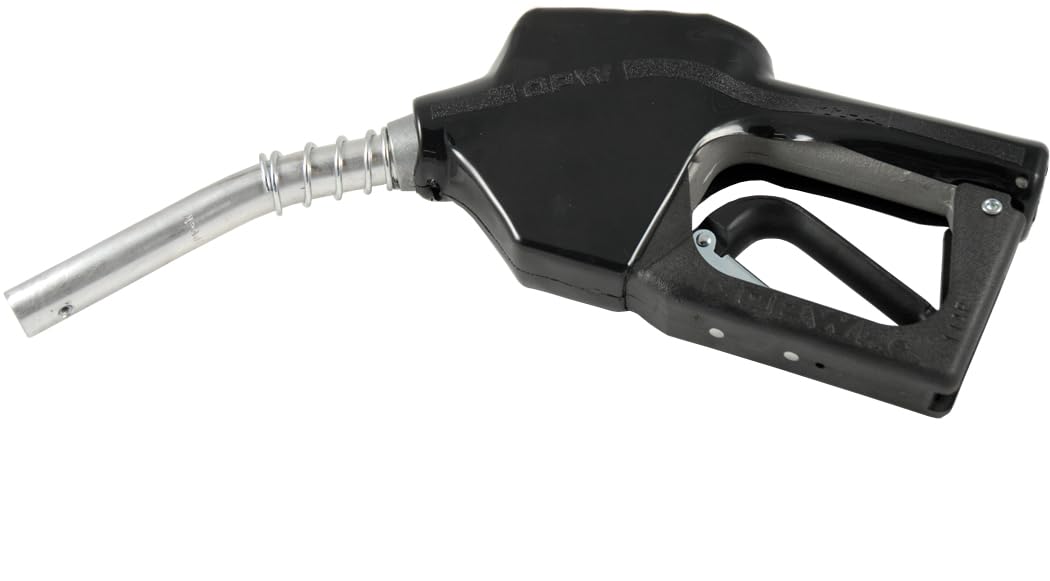 OPW 11AP-0400-1P Automatic Shut Off Unleaded Fuel Nozzle- w/Hold Open Clip, Black