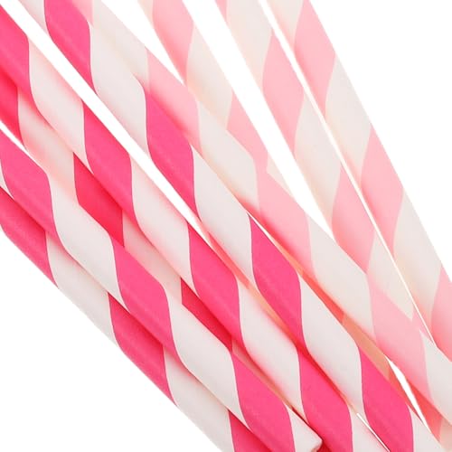 Pitillos de papel multicolor para fiestas 30 piezas miniatura 3