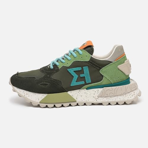 Image of The NSJ358 is a Modern Sneaker Made of Leather and Premium Suede Plus mesh and Nylon. Made by a Stylish Design with Classy Touch.