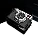 Gariz HG-X100FBK Genuine Leather Half Case for Fujifilm Fuji X100F, Black