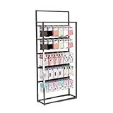 Soporte de exhibición al por menor, organizador de 7 capas para almacenamiento de aperitivos, joyas, llaveros, sombreros, juguetes, estante de tienda de ropa comercial