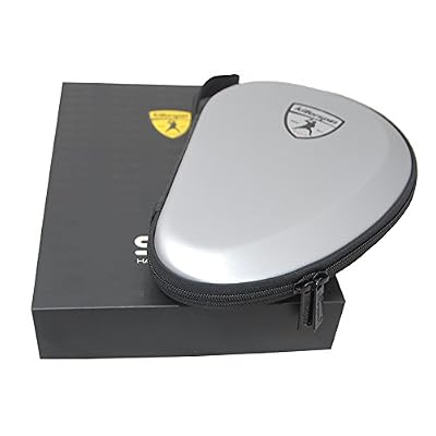 Killerspin SVR Hard Racket Case, Silver/Black