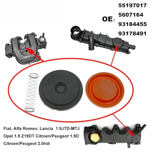 Fugas de aceite: Kit PCV Fiat y Opel 4