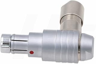 HangTon RS 3 Pin Connector 90-Degre Right Angle 102 Type A052 Male Plug for Fischer ARRI Alexa RED Sony Venice Camera Cmotion 24V Run Stop