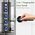 CHEN LCLILICHEN Smart Electronic Fingerprint Door Lock, Keyless Entry with Handle, Codes, APP, IC Cards, Fingerprints, Keys, for Home Bedroom Apartment (Black)