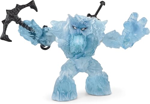 Schleich Eldrador Creatures - 2 PC, 8' Ice Monster and Weapons Toy Set - Movable Monster Action Figure for Boys and Girls - Fantasy Rock Beast Figurine - Durable Creature - Fun Toys for Kids Ages 7+