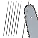 Produktbild MUYAPAY Rundfeilen für KettensäGen 5,2 mm,6 Stück Kettensägenfeile,3/8 Kettensägenfeile Rundfeile, zum Instandsetzen und Schärfen Sägeketten Rasenmäher Kettensägenkette Schärfwerkzeuge