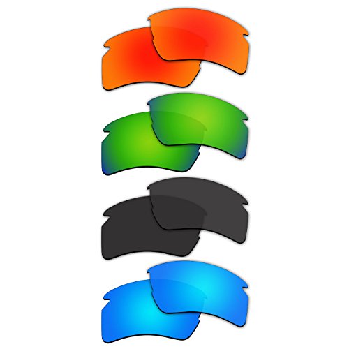 4 Pair Replacement Polarized Lenses for Oakley Flak 2.0 XL Sunglasses Pack P13